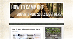 Desktop Screenshot of howtocampout.com